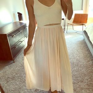 Paper Crown High-Waisted Skirt